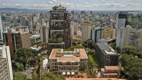 Vista aérea do Rosewood São Paulo