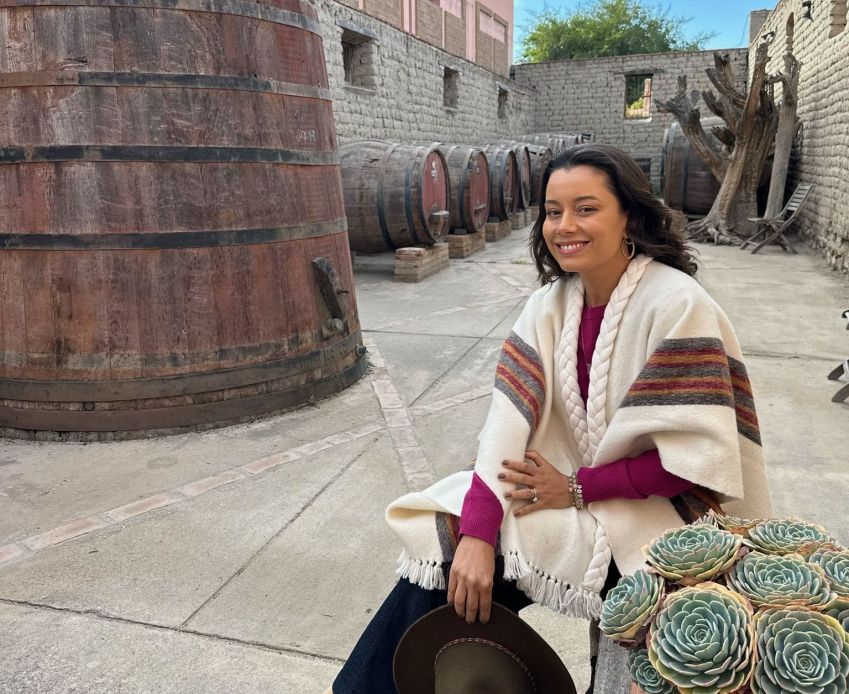 Daniela Filomeno na Bodega El Porvenir, em Cafayate / CNN Viagem & Gastronomia