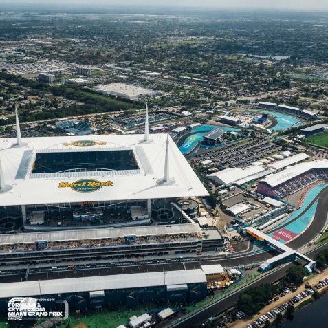 Hard Rock Stadium em Miami, na Flórida, recebe diversos eventos esportivos durante o ano / Reprodução Facebook