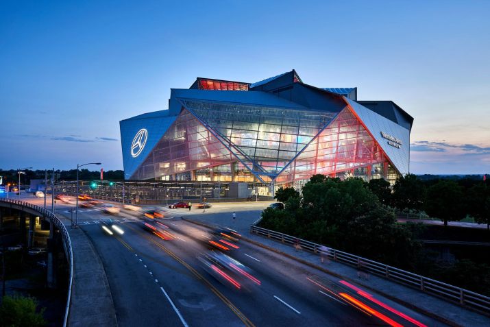 Mercedes-Benz Stadium, em Atlanta, tem capacidade para 71.000 pessoas e será palco da grande abertura da Copa América / Reprodução Facebook
