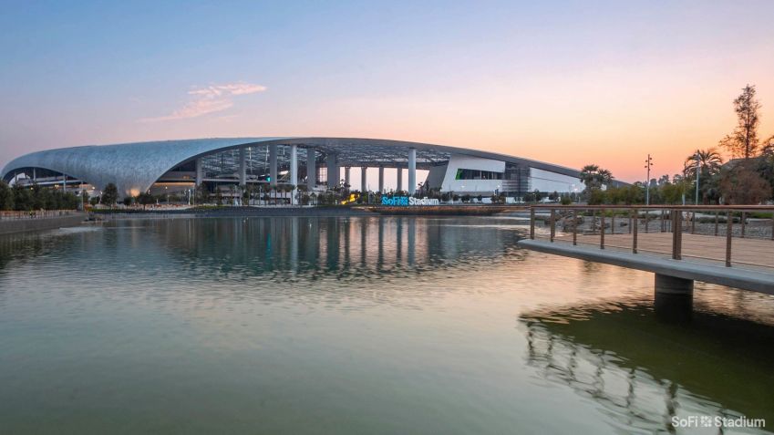 SoFi Stadium, em Inglewood, na Califórnia, será um dos estádios em que a Seleção Brasileira jogará na Copa América / Reprodução Facebook