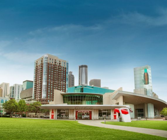 Museu dedicado à história da Coca-Cola fica localizado em Atlanta, na Geórgia, uma das cidades sedes da Copa América 2024 / JONATHAN LAWLEY
