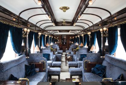 Piano Bar do trem Venice Simplon-Orient-Express