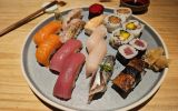 Seleção de sushis do Mitsubá